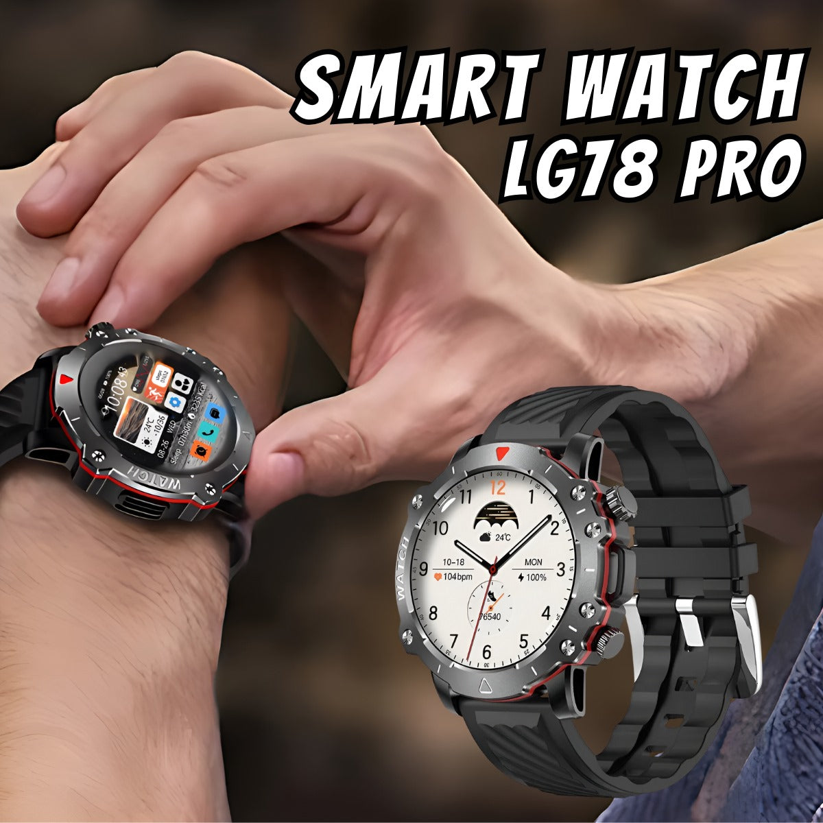 Smart Watch Donde Se Pone El Reloj De MuÃ±eca SMART WATCH LG78 PRO