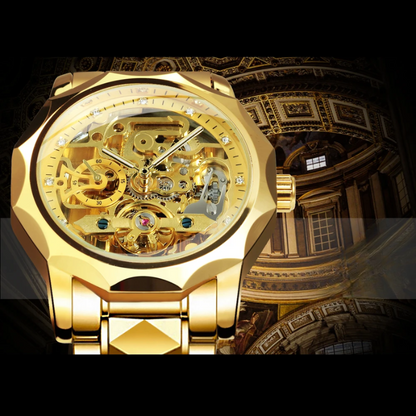 Reloj Automático Dorado - GB52