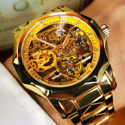 Reloj Automático Dorado - GB52