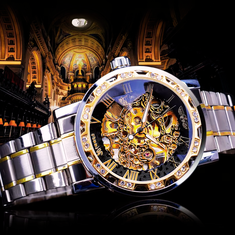 Reloj Mecánico transparente para Hombre