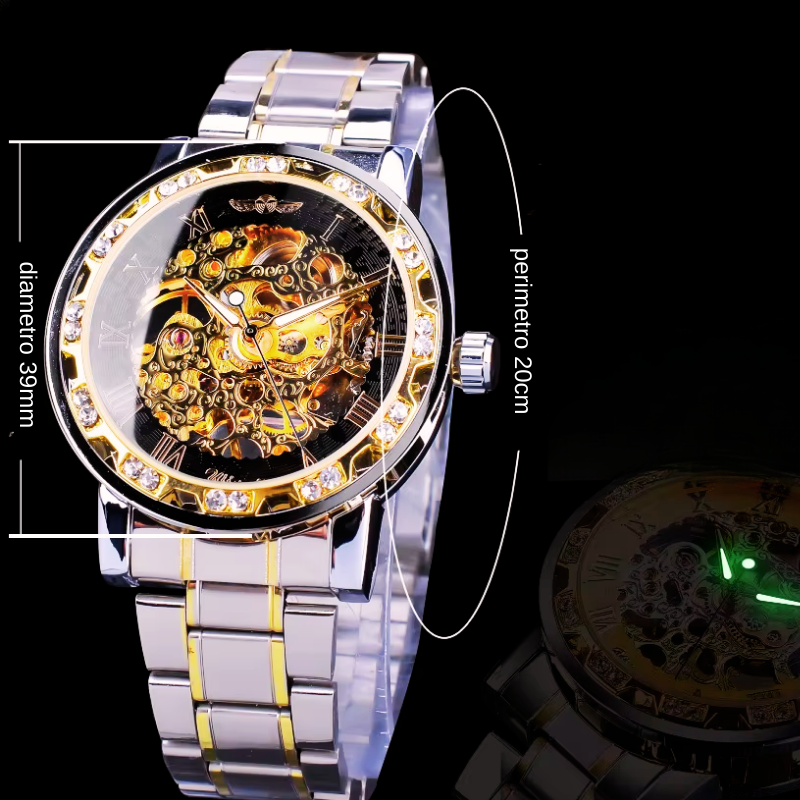 Reloj Mecánico transparente para Hombre
