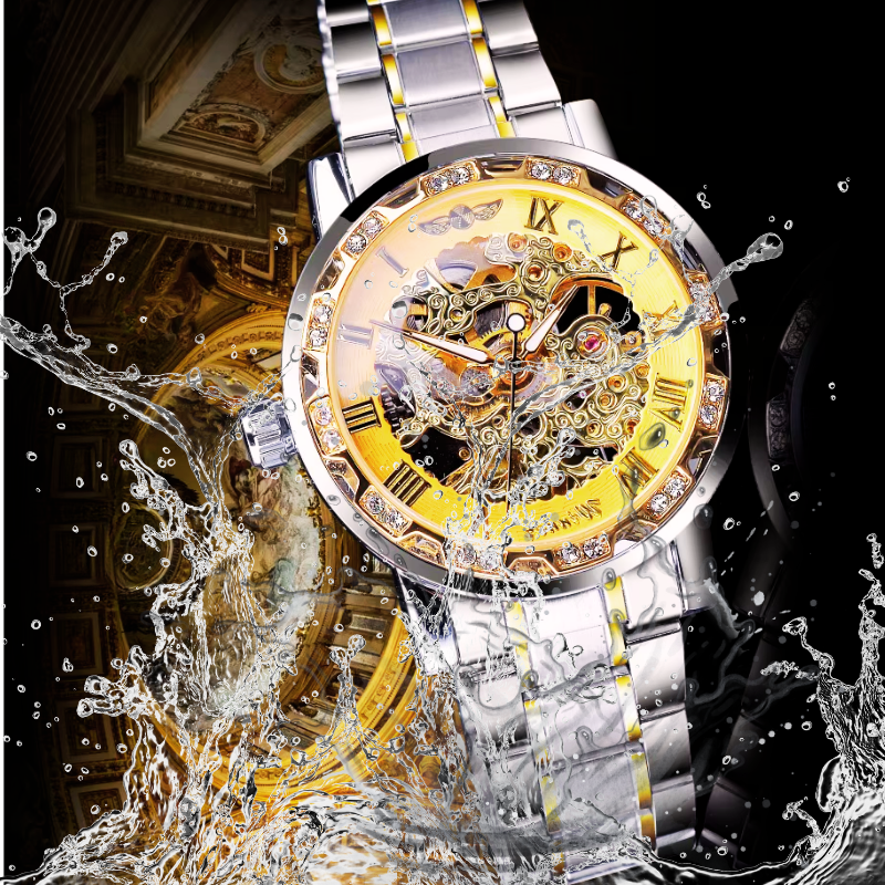 Reloj Mecánico transparente para Hombre