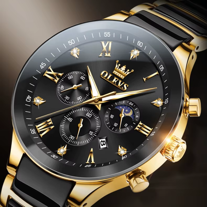 Reloj de Cuarzo Fase Lunar - 9512