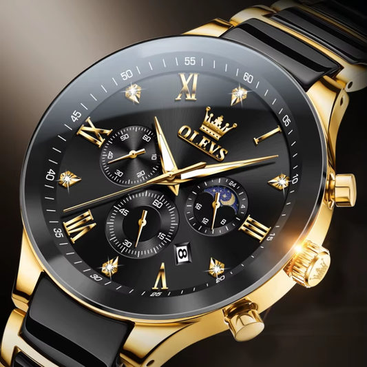 Reloj de Cuarzo Fase Lunar - 9512