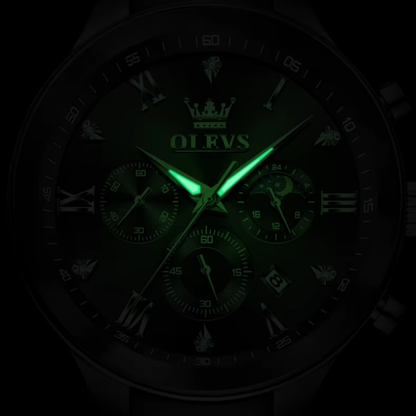 Reloj de Cuarzo Fase Lunar - 9512