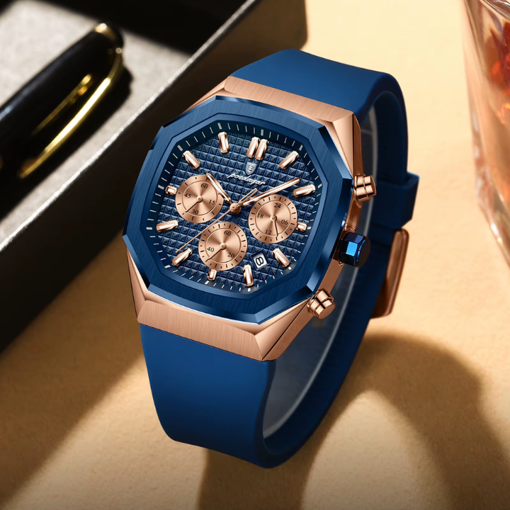 Reloj Octogonal de Negocios para Hombre