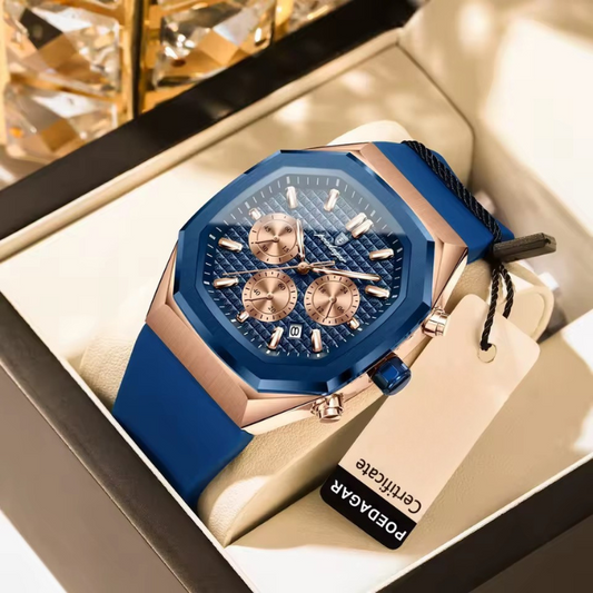 Reloj Octogonal de Negocios para Hombre