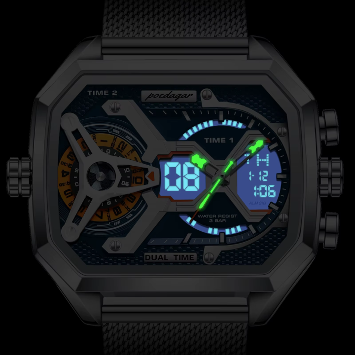 Reloj Analógico de Pulsera para Hombre