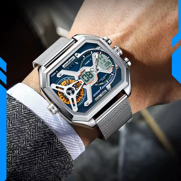 Reloj Analógico de Pulsera para Hombre