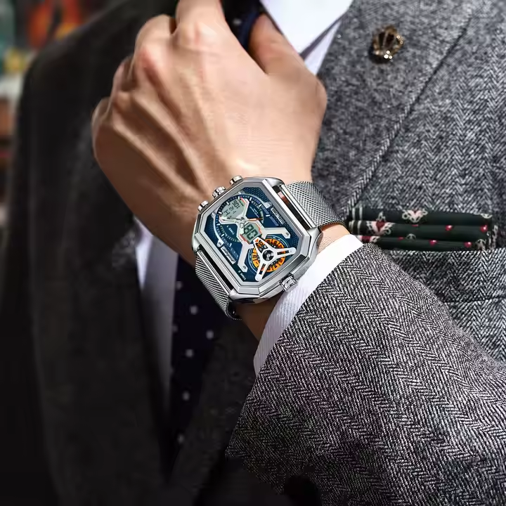 Reloj Analógico de Pulsera para Hombre