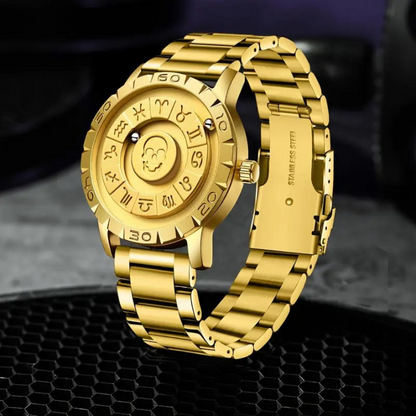 Reloj Electromagnético Dorado