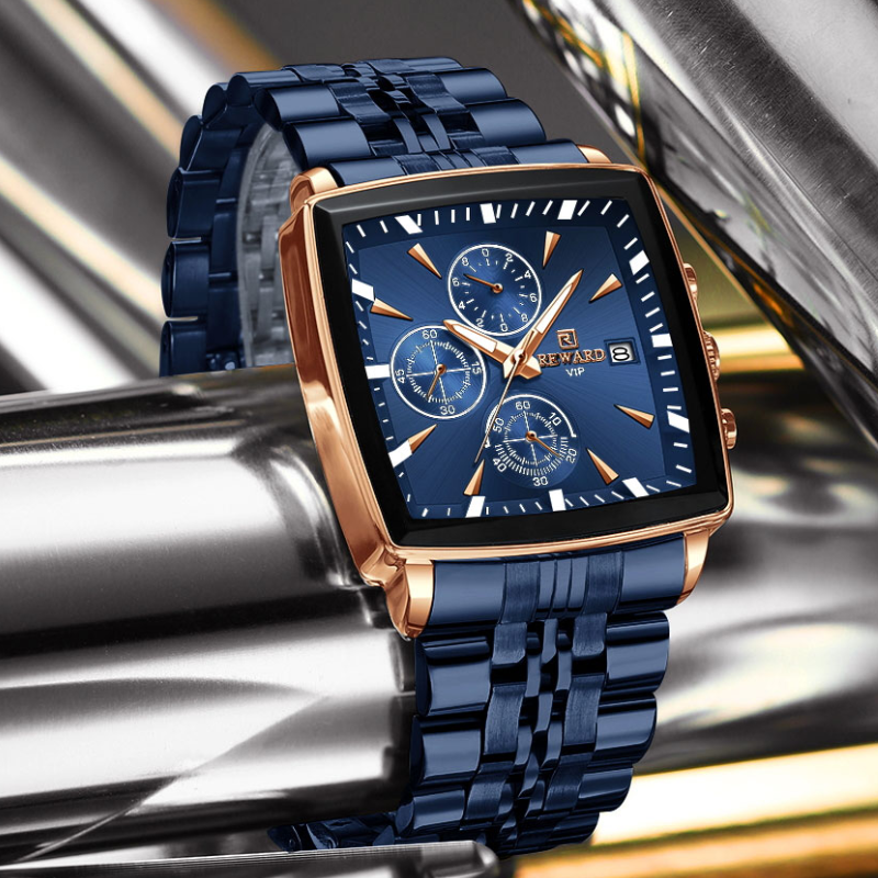 Reloj  Rectangular RD60 Blue