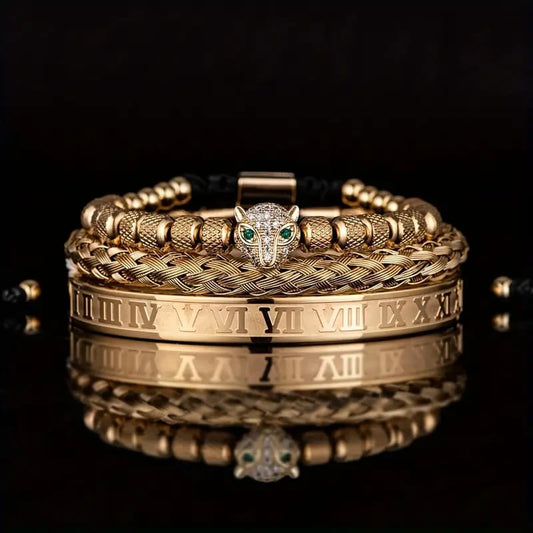 Set de Pulseras Leopardo