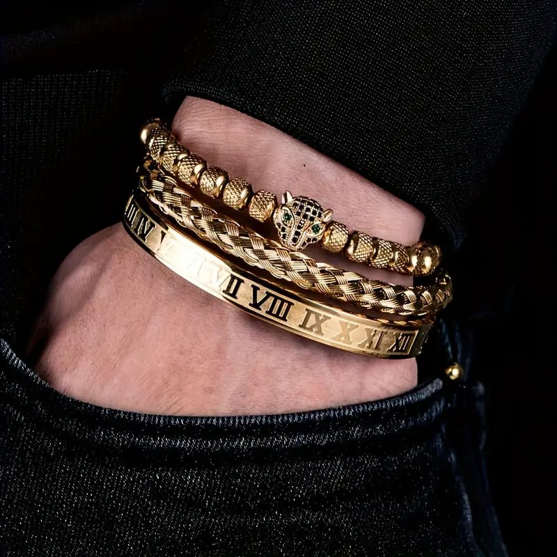Set de Pulseras Leopardo
